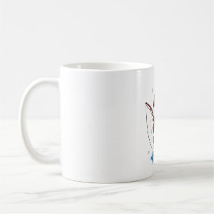 Mug Pêche sur glace hivernale au manchot
