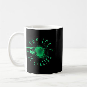 Mug Pêche sur glace - La glace appelle - Pêcheur de gl