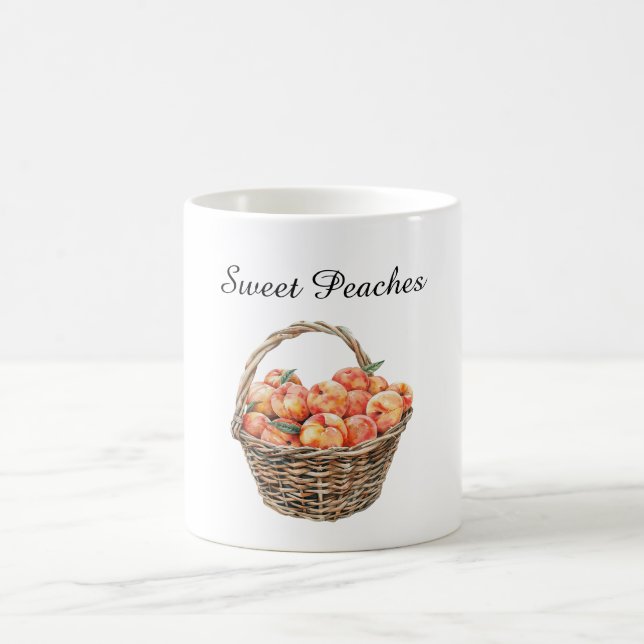 Mug Pêches dans un panier (Centre)