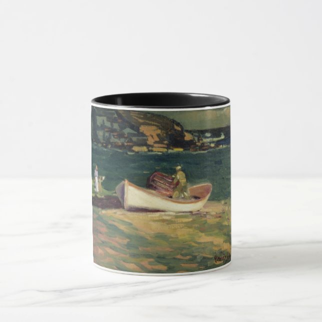 Mug Pêcheur à Cape Elizabeth (Maine, États-Unis) (Centre)
