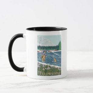 Mug Pêcheur à la mouche - West Yellowstone, Montana