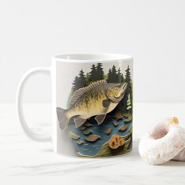 Mug Pêcheur à l'impression 3D (Avec donut)