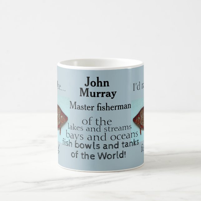 Mug Pêcheur amateur plein d'humour - je préfère pêcher (Centre)