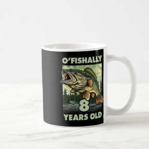 Mug Pêcheur de 8 ans O'fishally 8 Pêche 8e anniversair