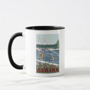 Mug Pêcheur de mouche - Dawson, Alaska