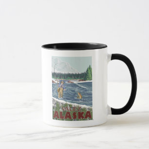 Mug Pêcheur de mouche - Valdez, Alaska