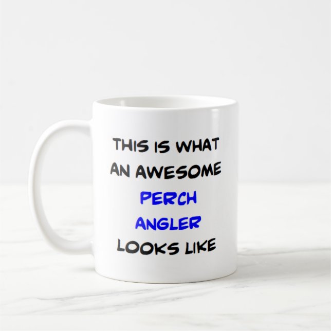 Mug pêcheur de perches, génial (Gauche)