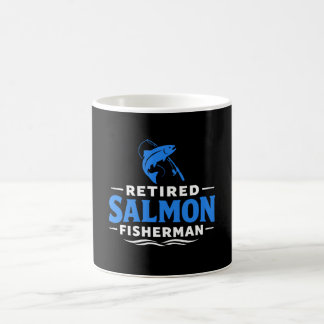 Mug Pêcheur de saumon à la retraite Humour de pêche