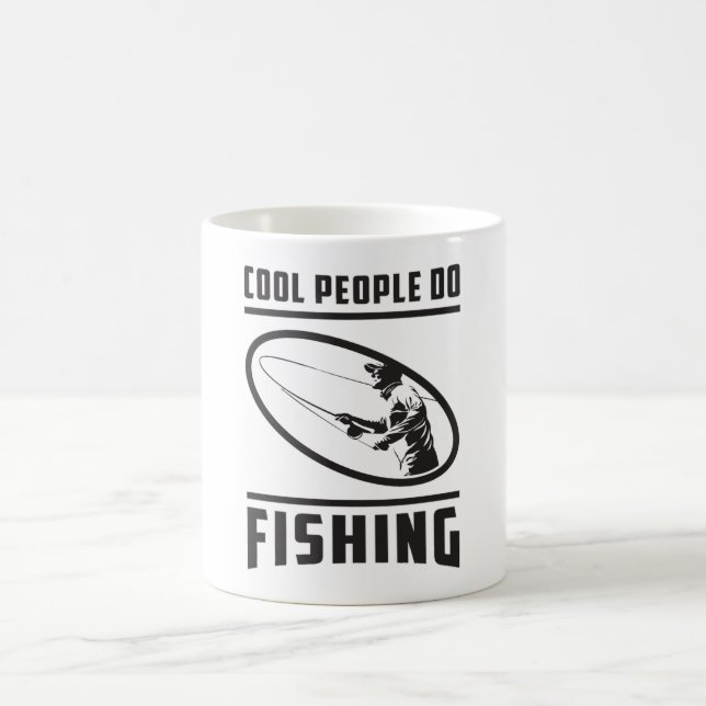 Mug Pêcheur Pêche Poisson Pêche Rod Drôle Idée cadeau (Centre)