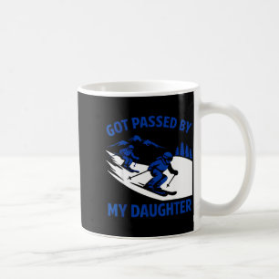 Mug Pédalé par ma fille Ski Papa drôle de ski Montagne