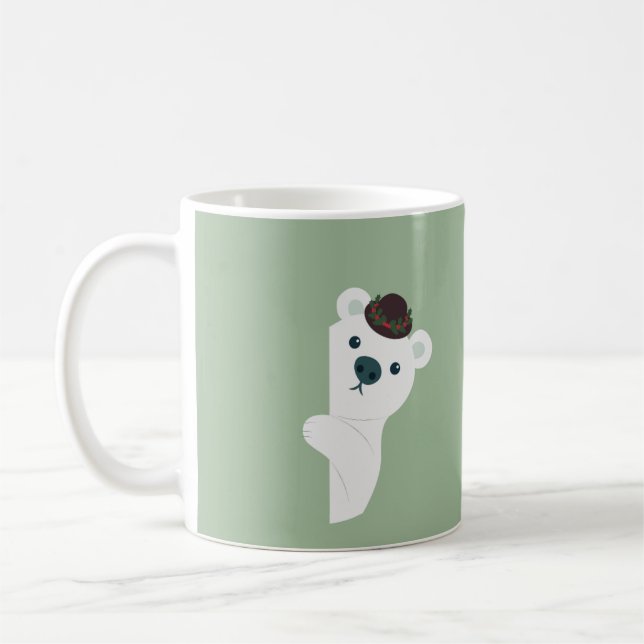 Mug Peek-a-Boo - Polar Bear (Gauche)