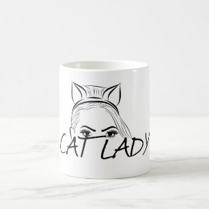 Mug Peeking Cat