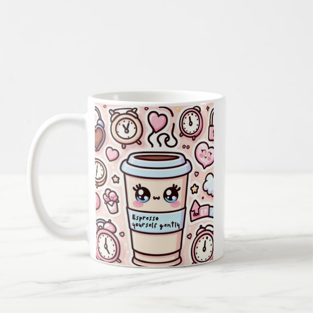 Mug Pegatina de vinilo con forma personalizada (Gauche)