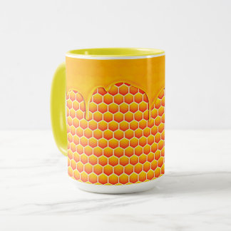 Mug Peigne de miel au miel dégoulinant