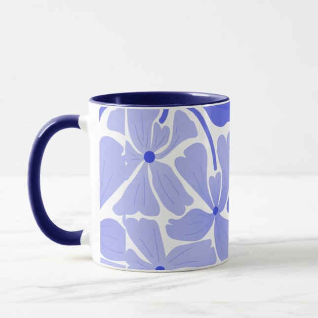 Mug peint à la main avec design esthétique (Gauche)