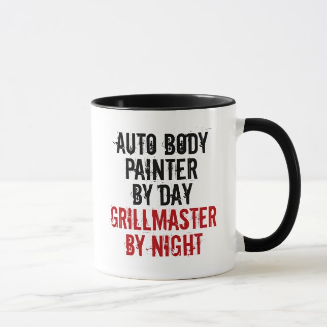 Mug Peintre de carrosserie Auto Grillmaster (Droite)