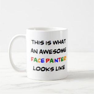Mug peintre de visage, génial