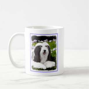 Mug Peinture à collie à poils - Joli art original de c