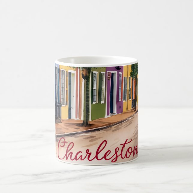 Mug Peinture à l'aquarelle de Charleston Caroline du S (Centre)