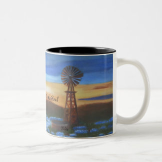Mug - Peinture à l'huile - Coucher de soleil sont 