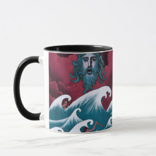Mug Peinture à l'huile de Neptune Crimson