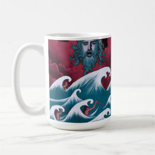 Mug Peinture à l'huile de Neptune Crimson