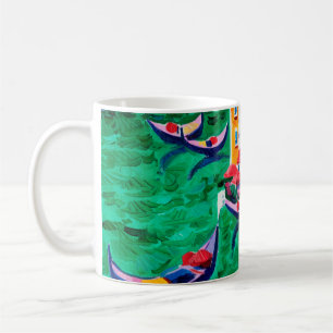 Mug  peinture à l'huile de Venise, Italie sur toile