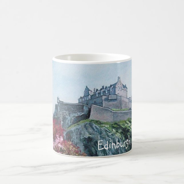 Mug Peinture à l'huile Pola.B.Alex du château d'Édimbo (Centre)