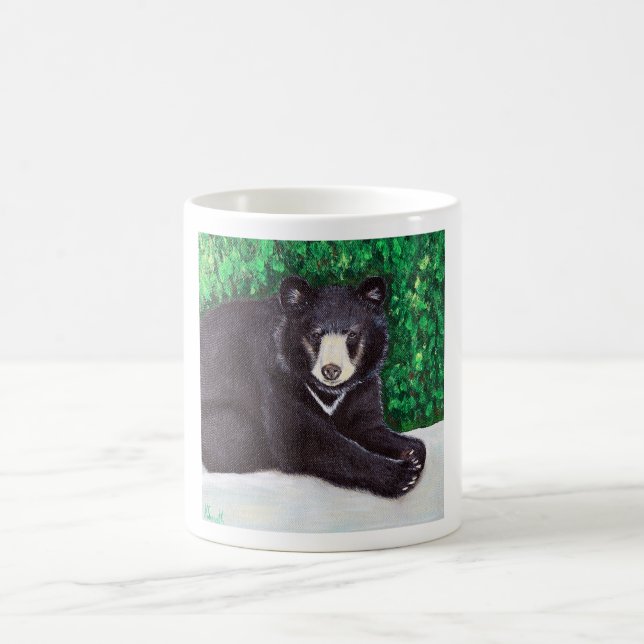 Mug Peinture à l'ours noir (Centre)