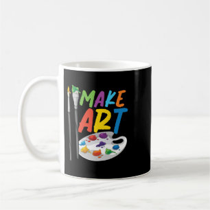 Mug Peinture à pinceau couleur Palette Peinture Faire