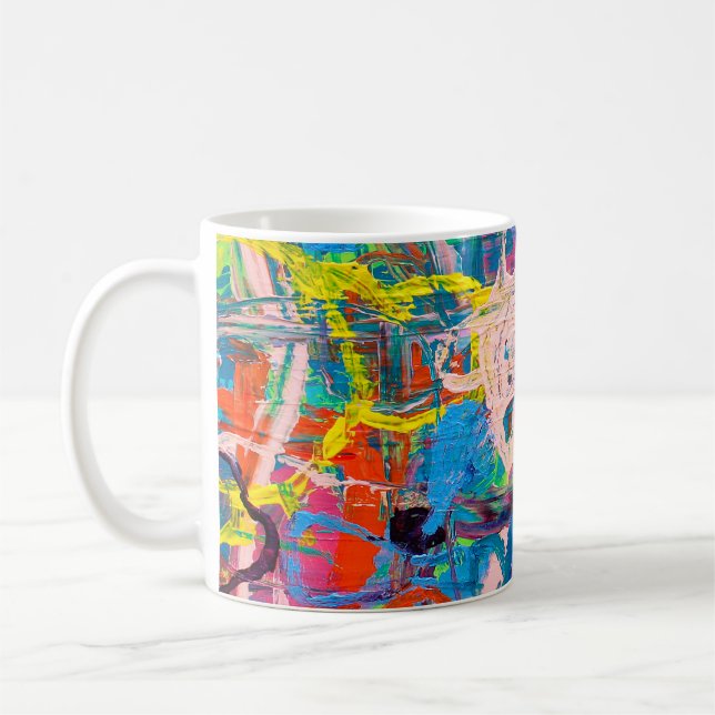 Mug Peinture Abstraite (Gauche)