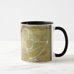 Mug Peinture abstraite de silhouette sur l'arrière -