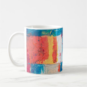 Mug Peinture abstraite multicolore
