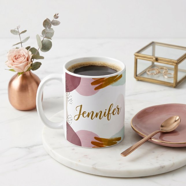 Mug Peinture abstraite personnalisée  (Créateur téléchargé)