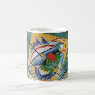 Mug Peinture Abstraite rouge ovale Kandinsky
