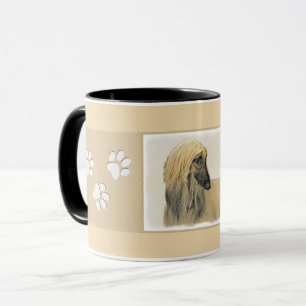 Mug Peinture afghane sur la hanche - Belle art origina