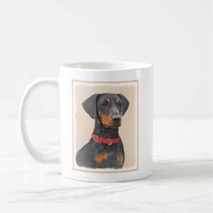 Mug Peinture allemande Pinscher peinture art animal or