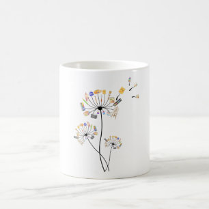 Mug Peinture Amateurs Dandelion Cadeau Pour Peintres A