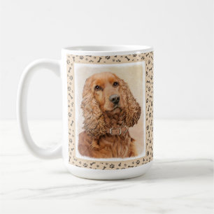 Mug Peinture anglaise de Cocker en espagnol - Art orig
