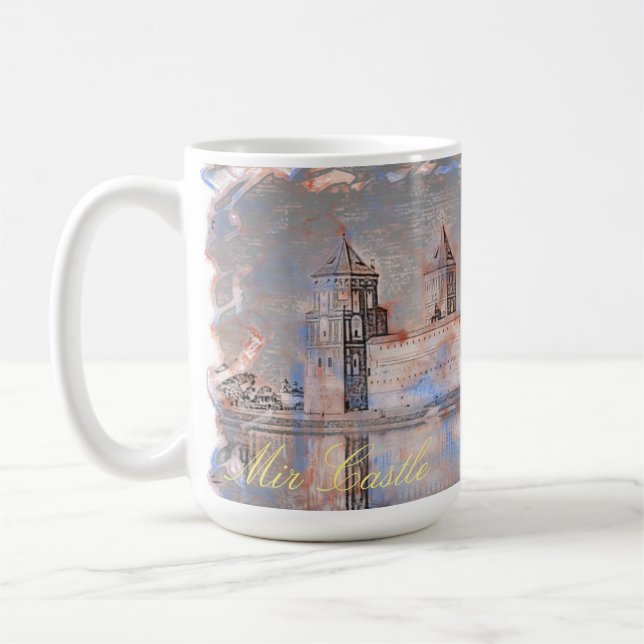 Mug Peinture Architecture Château de Mir Biéloruss (Gauche)