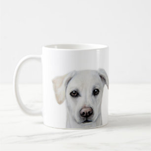 Mug Peinture au Labrador blanc par miart