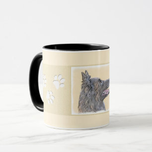 Mug Peinture belge Tervuren - Beau art original de chi