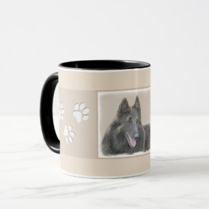 Mug Peinture belge Tervuren - Cute Original Chien Art