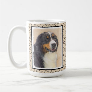 Mug Peinture bernoise de chien de montagne - Art origi