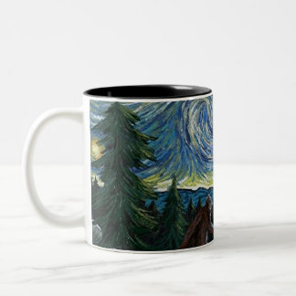 Mug Peinture Bigfoot à deux tondes