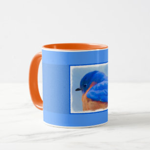 Mug Peinture Bluebird - Art original pour oiseaux