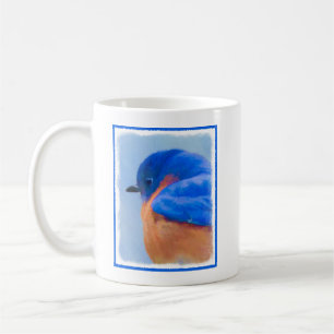 Mug Peinture Bluebird - Art original pour oiseaux