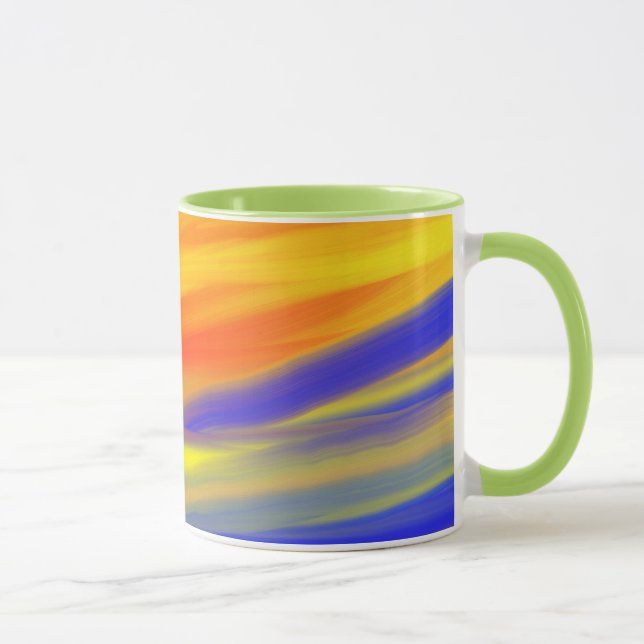 MUG PEINTURE COLORÉE ARTISANAT (Droite)