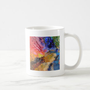 Mug Peinture colorée de la palette du peintre artiste