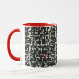 Mug Peinture d'alphabet par le Normand Wyatt